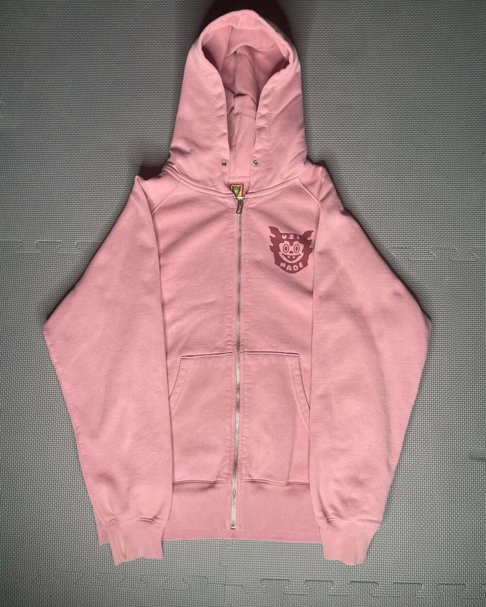 Human Made Lil Uzi Vert Zip-Up Hoodie Pink